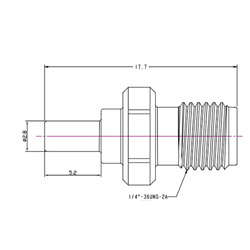 HS-SMAF To TE MiniFakraM Adapter (9G)